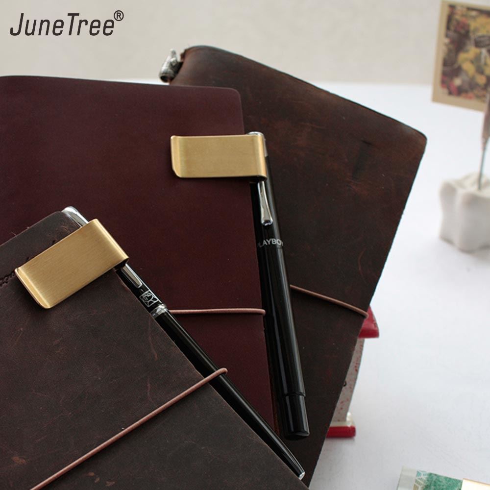 Travel Journal Accessories - مشبك قلم بورتكرايون فينتاج من النحاس