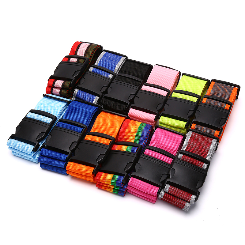 Travel Accessories Luggage Straps - شريط أمتعة السفر قابل للتعديل قفل
