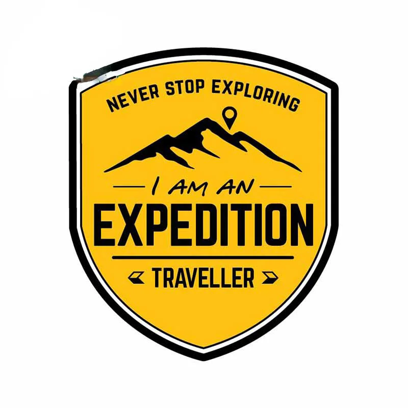 Travel Accessories Car - ملصق سيارة للرحلات الاستكشافية بطول 13