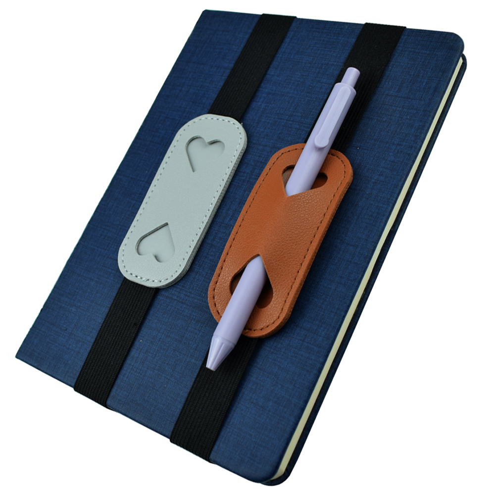 Travel Journal Accessories - شريط حامل أقلام من جلد البولي