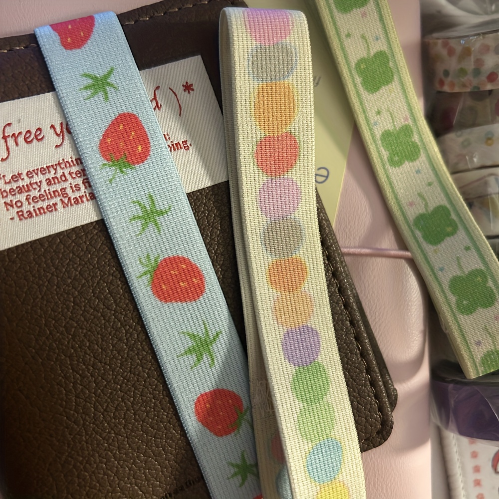 Travel Journal Accessories - شريط مطاطي لدفتر الملاحظات A7 M5،