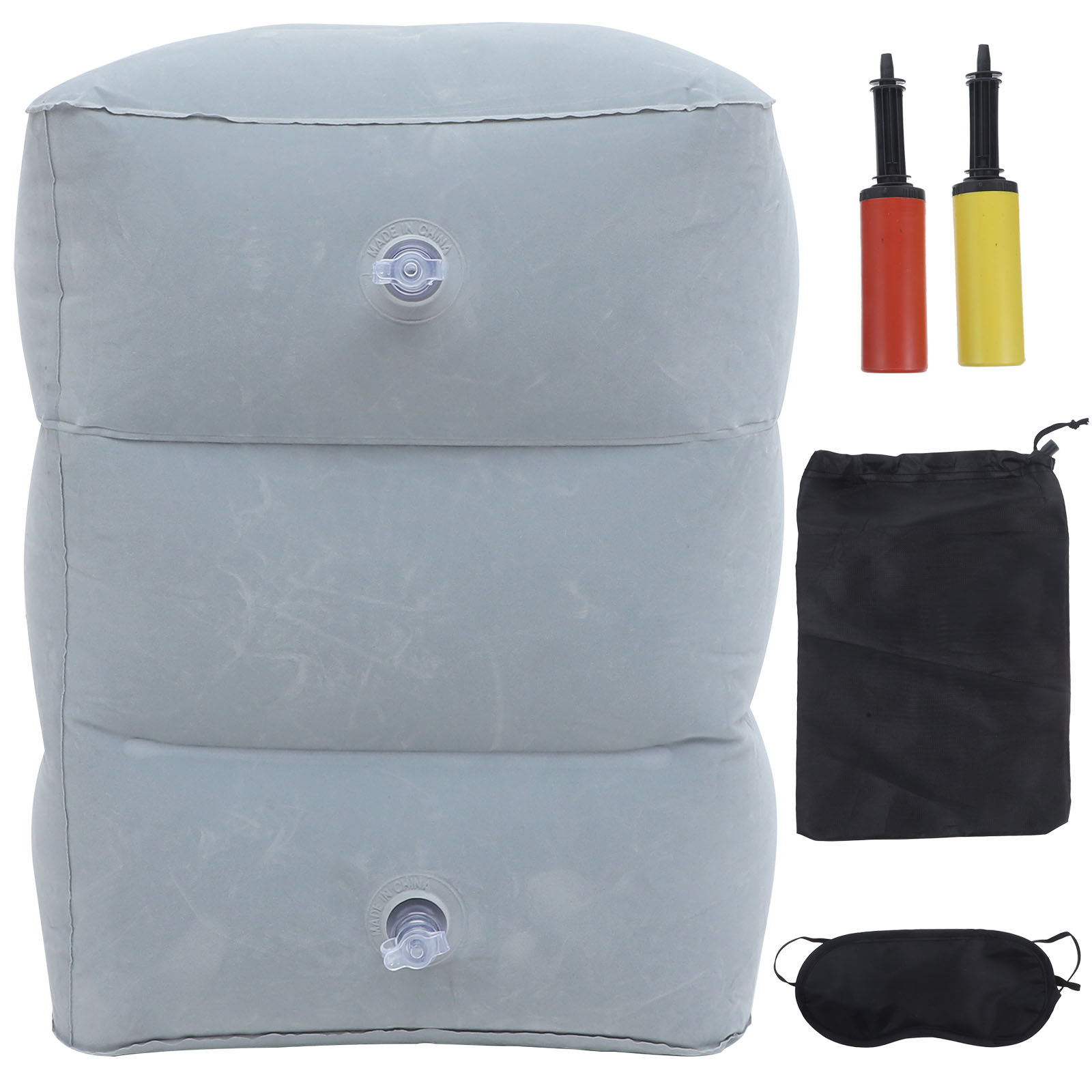 Travel Pillow Inflatable - وسادة قابلة للنفخ لدعم القدمين، مسند