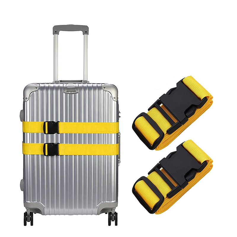 Travel Accessories Luggage Straps - 1 قطعة حزام الأمتعة النايلون قابل