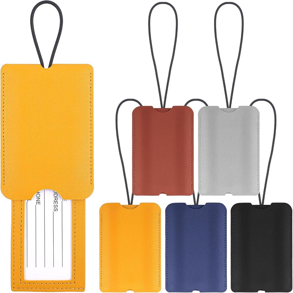 Travel Accessories Luggage Straps - بطاقة تعريف الأمتعة من الجلد الصناعي