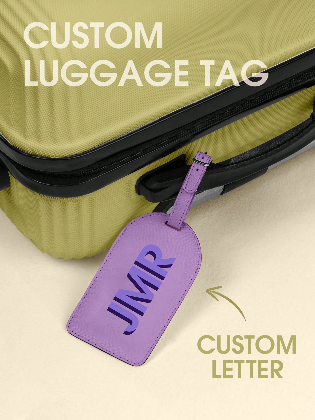 بطاقة أمتعة مخصصة بالأحرف الأو - مراجعة Travel Accessories Men وسعره