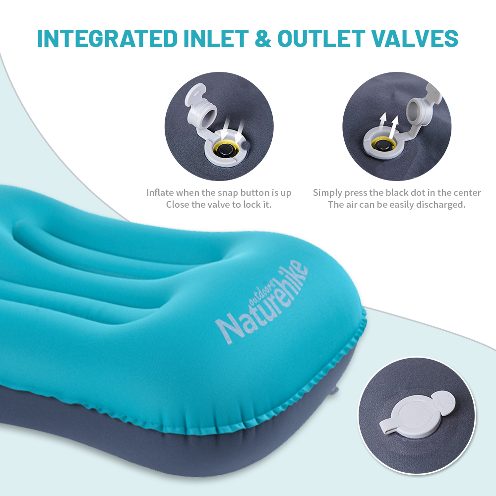 Naturehike نفخ الوسائد خفيفة ا - مراجعة Travel Pillow Inflatable وسعره