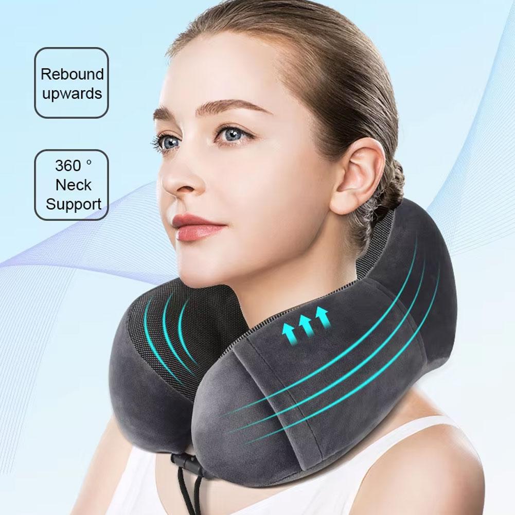 وسادة رقبة انتعاش بطيء على شكل - مراجعة Travel Pillow Inflatable وسعره