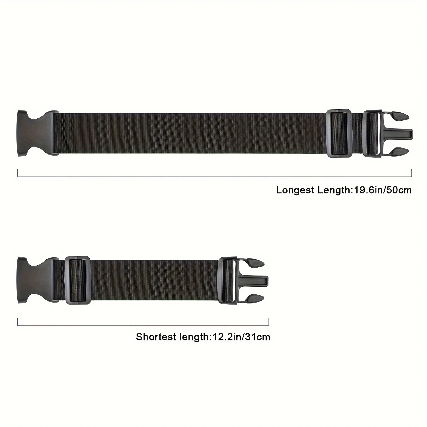 حزام أمتعة بسيط قابل للتعديل،  - مراجعة Travel Accessories Luggage Straps وسعره