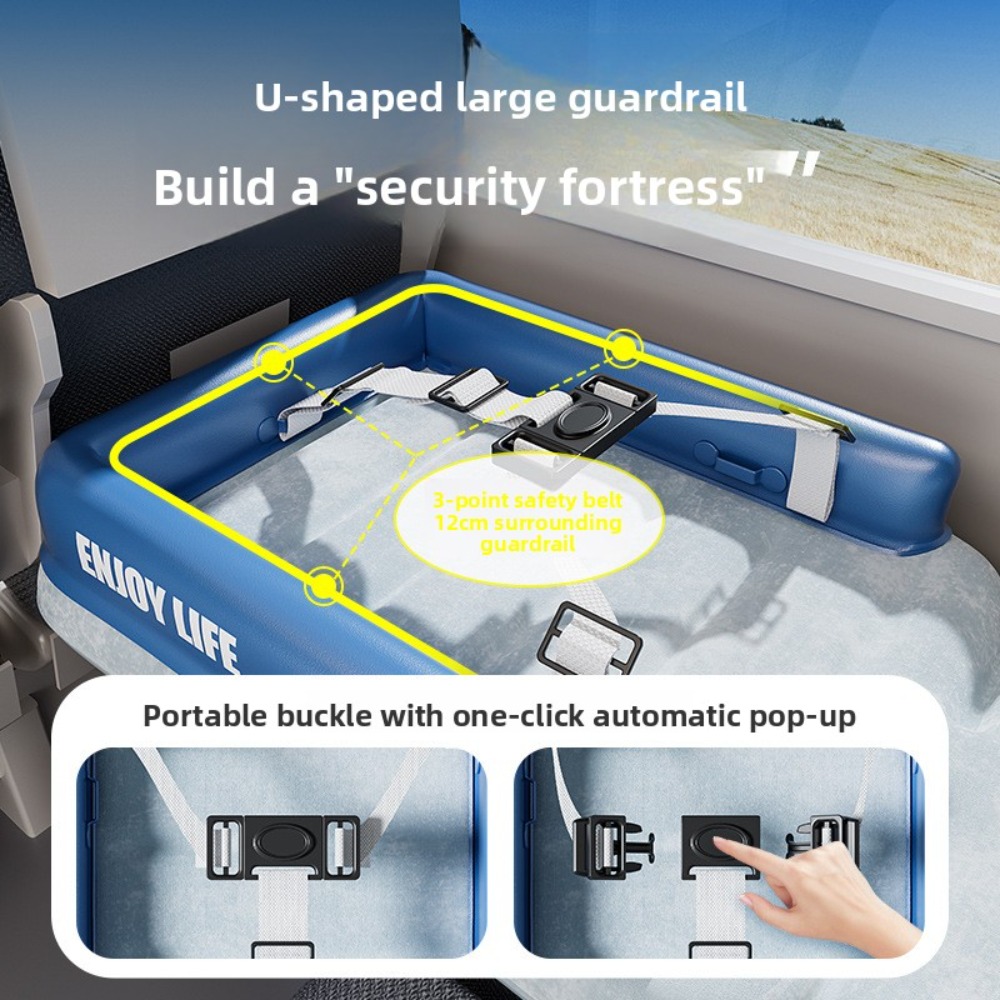 سرير طائرة قابل للنفخ ومقعد ال - مراجعة Travel Pillow Inflatable وسعره