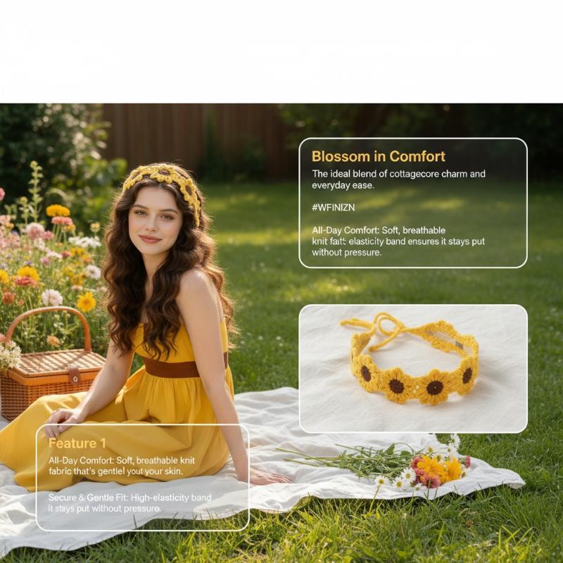 عصابة رأس محبوكة على شكل زهرة، - مراجعة Travel Accessories Hawaii وسعره