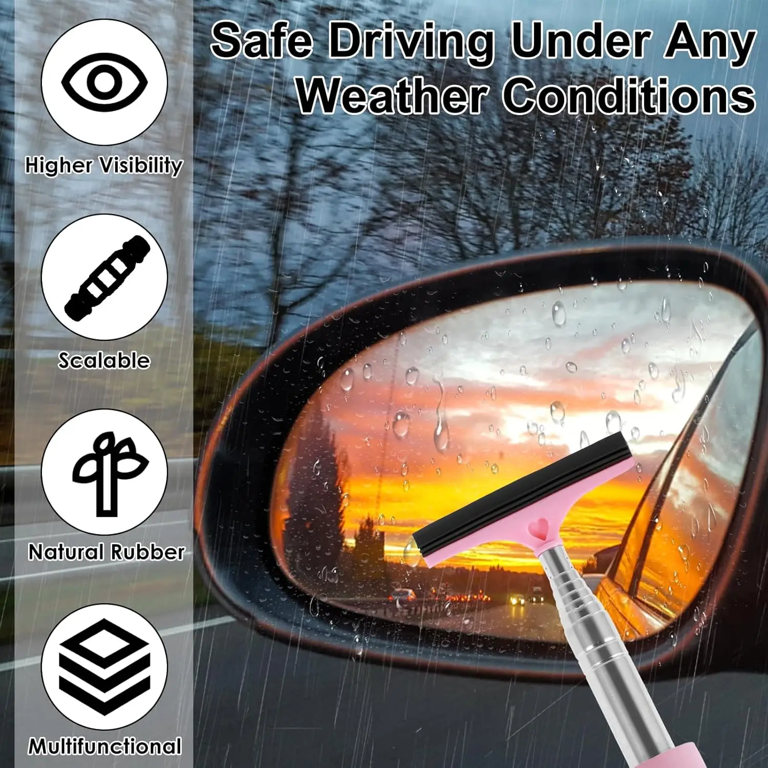 ممسحة زجاج السيارة الخلفية قاب - مراجعة Travel Accessories Car وسعره