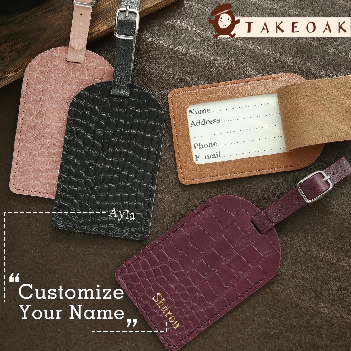 بطاقة أمتعة جلدية مخصصة باسمك  - مراجعة Travel Accessories Luggage Straps وسعره