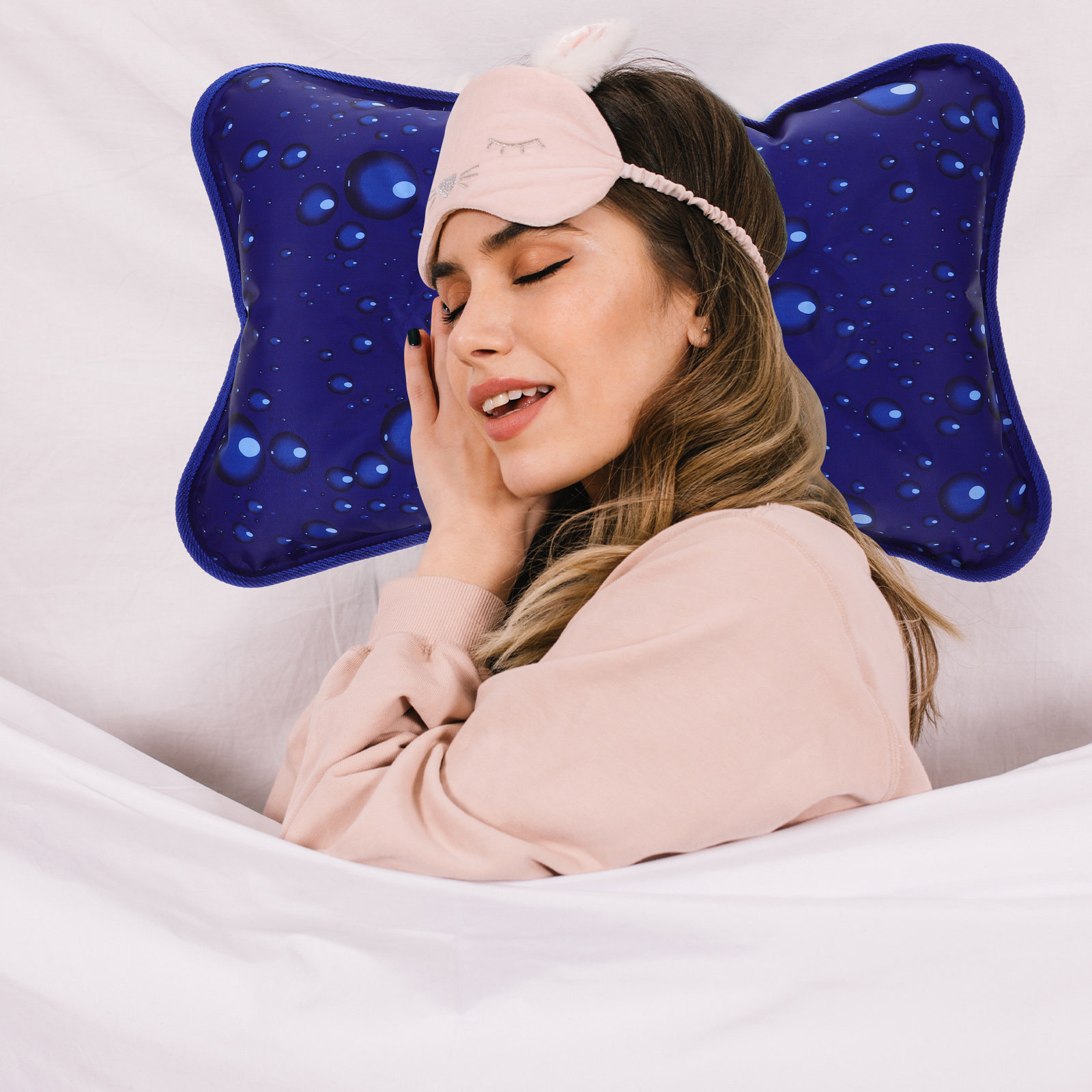 وسادة تبريد قابلة للنفخ بالماء - مراجعة Travel Pillow Inflatable وسعره