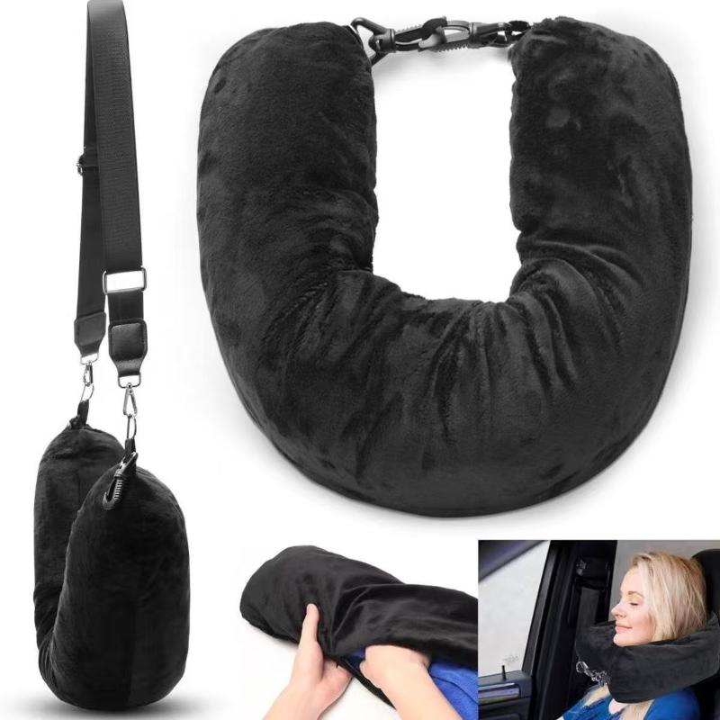 وسادة رقبة للسفر بالطائرة مع ح - مراجعة Travel Pillow Inflatable وسعره