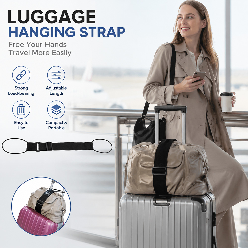 حزام مرن متعدد الاستخدامات للأ - مراجعة Travel Accessories Luggage Straps وسعره