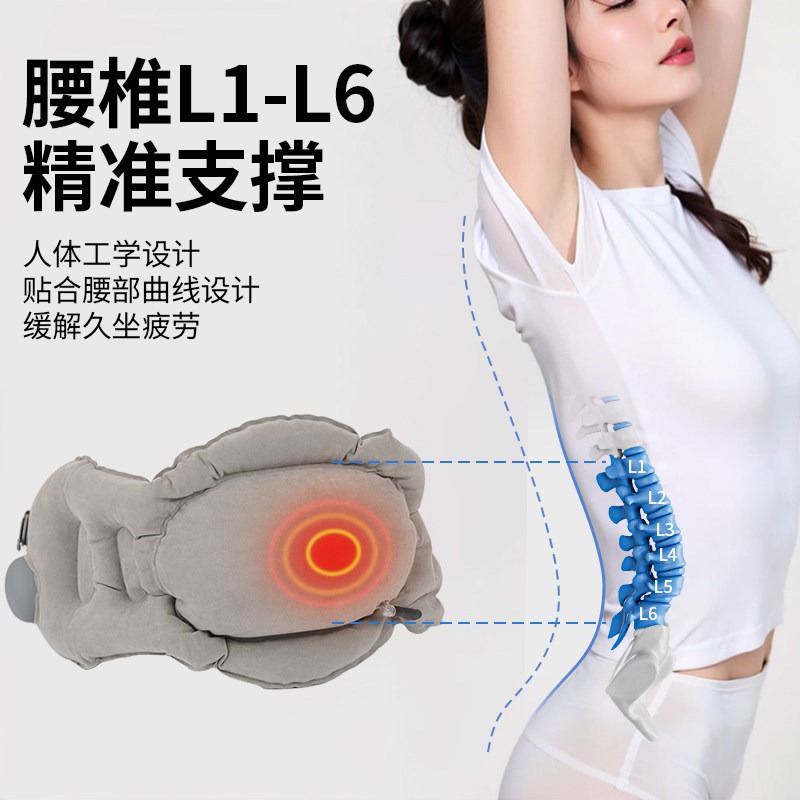 وسادة دعم أسفل الظهر قابلة للن - مراجعة Travel Pillow Inflatable وسعره