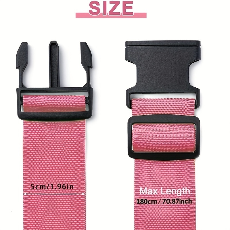 مجموعة أحزمة الأمتعة، حزام تثب - مراجعة Travel Accessories Luggage Straps وسعره